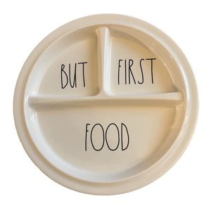 Rae Dunn “But First Food “ Baby Plate